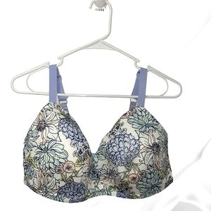 - - KINDLY FLOWER PRINT BRA 40E(DD)  NWOT